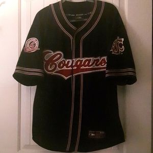 Washington State Cougars Baseball Jersey M Lrg